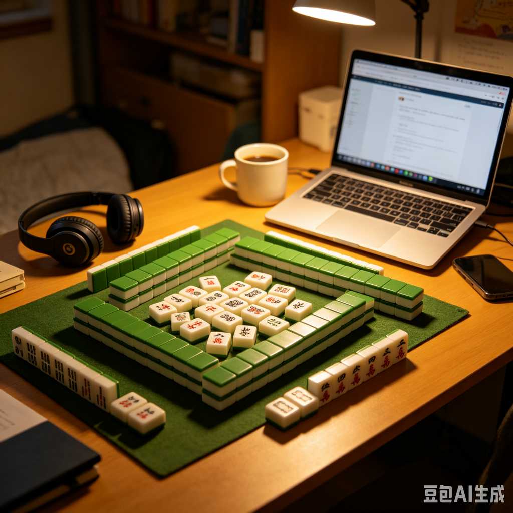 colorful mini mahjong tiles