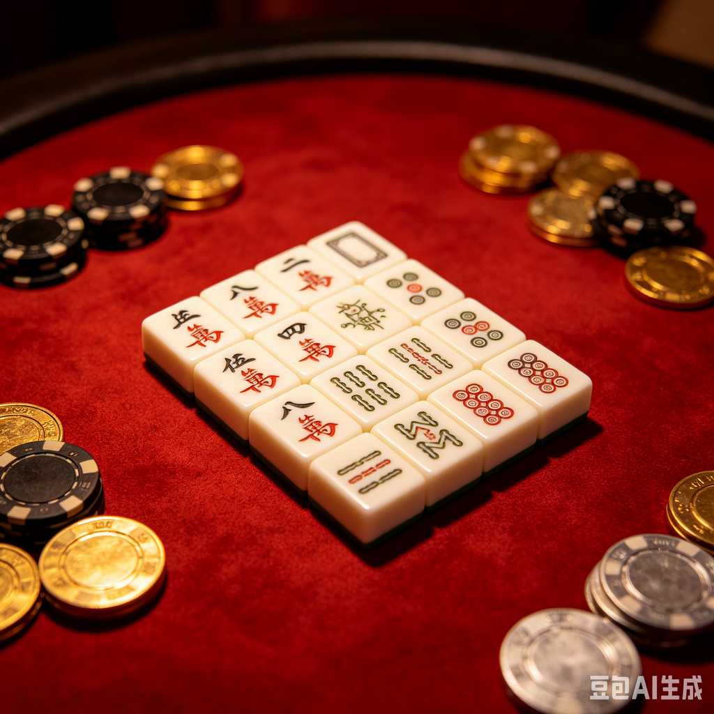 cute mini mahjong tiles set