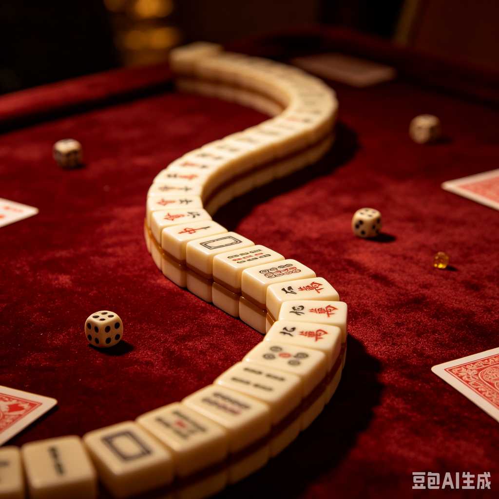 bamboo wood mahjong set